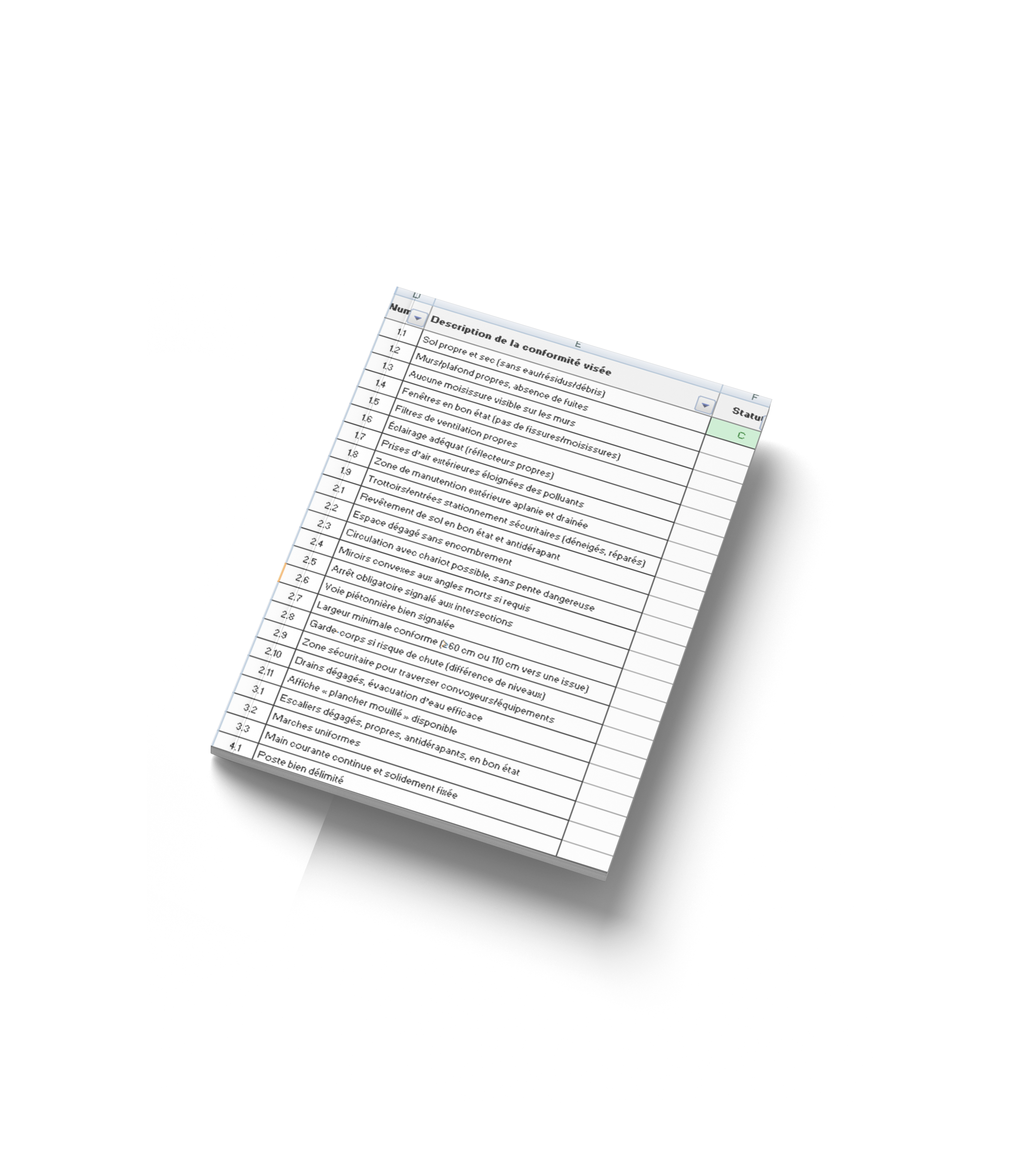 Grille SST CA-1