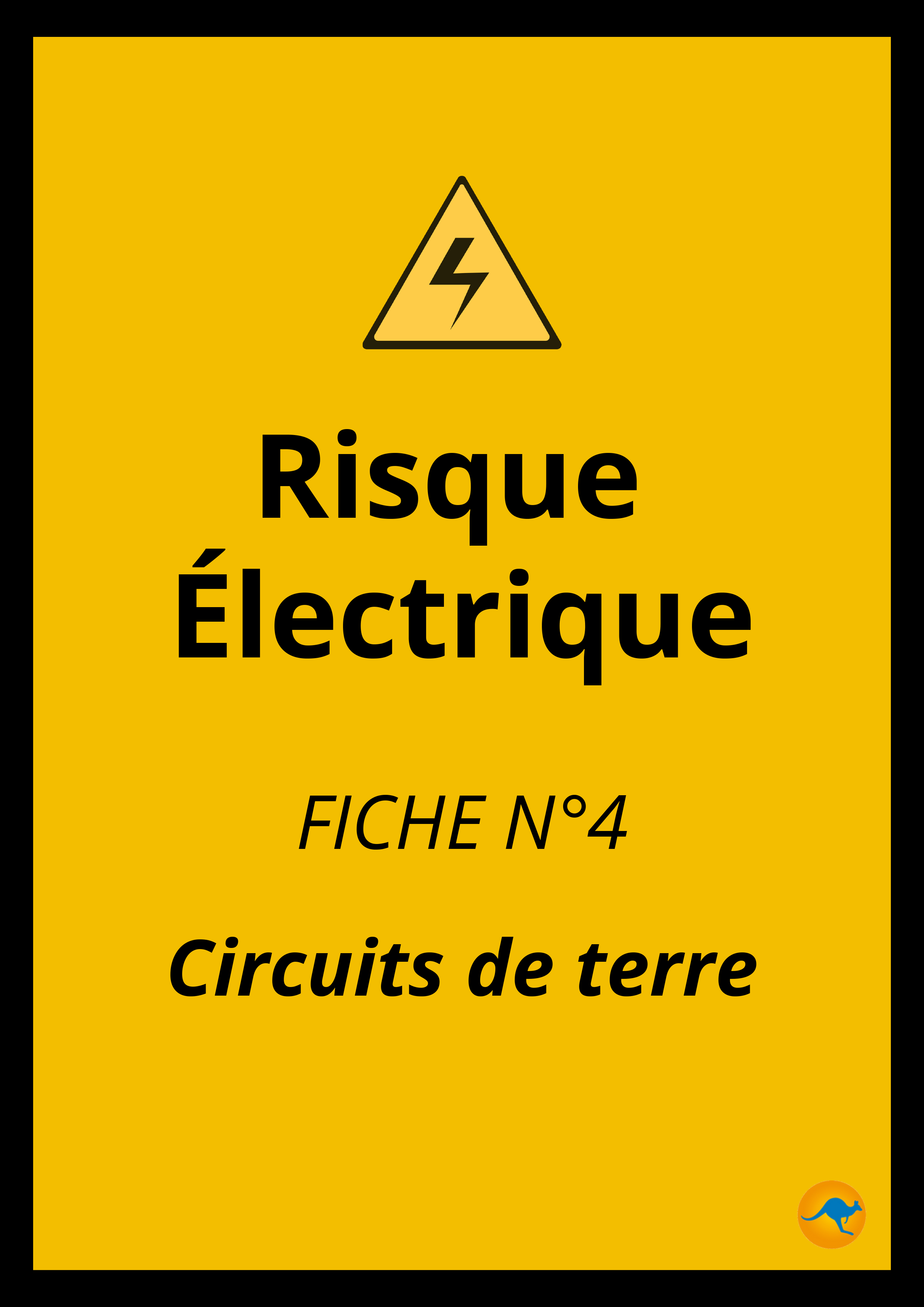 [Risque électrique] FICHE N°4 Circuits de terre